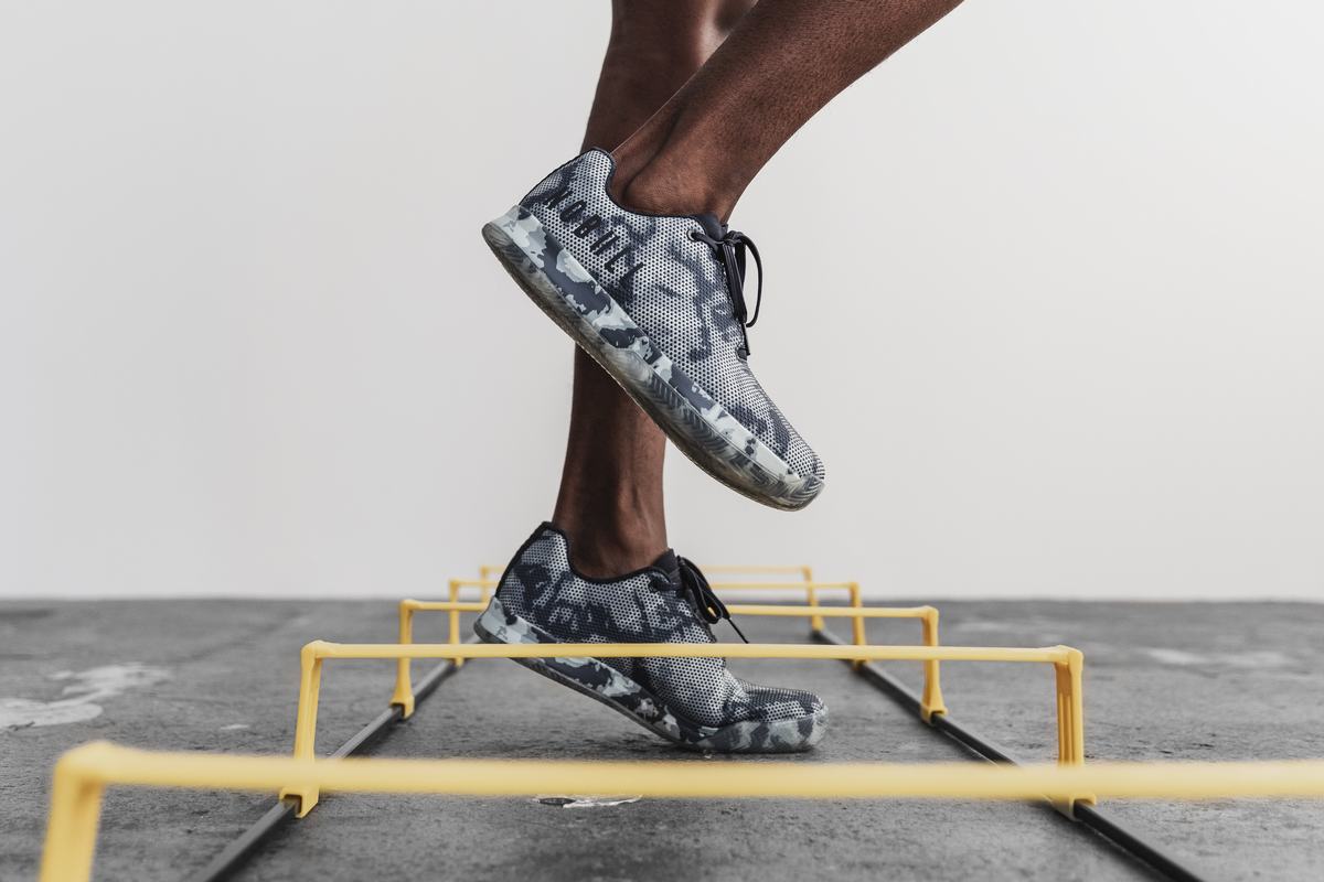 Nobull Superfabric Tie-Dye Court Men's Trainers Navy | Australia (XZ2706)